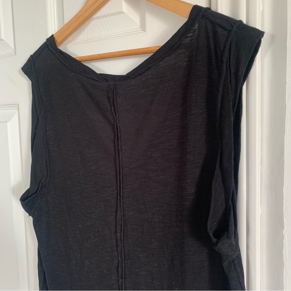 We The Free Black Burnout Sleeveless Shirt - Picture 5 of 10